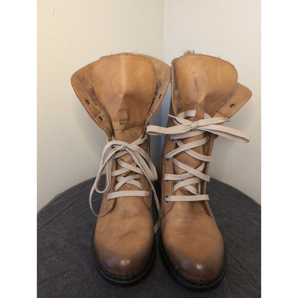 Rieker faux fur cozy warm winter boots 38/7.5 - Picture 2 of 9